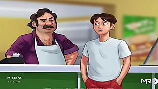 I need to make more moneys in Summertime Saga ep 1 46, earning cash in dis anime cartoon.