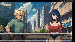 Horny Girlfriend Rips Shirt In Romance Game!