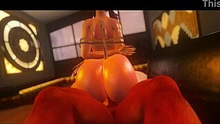 Busty maid offers kinky bondage service in Second Life