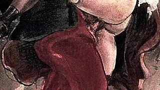 Vintage erotic anime drawings unveiled