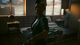 Alex Laguna Bend Sex Scene In Cyberpunk 2077!