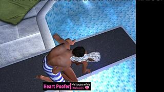 taken at the public swimming pool jumping board, part two