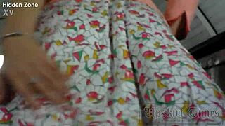 F Metro Upskirt Caught on Hidden Cam in Public