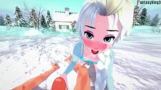 Is Elsa from Frozen Sucking and Having Sex in This Fantasy?