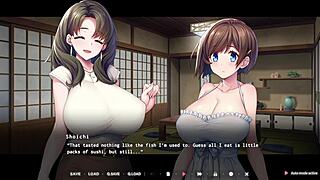 Maki gets creampied in doggystyle hentai on island