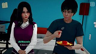 mature brunette bully with big tits and ass becomes lover in intense scene 43