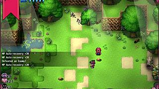 Massage Chair Makes Little Witch Cry in Ceres Contract Guild Hentai Game Part 4!