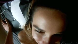 British Stepdaughter Samantha Flair Covered in Massive Load on Hot Body.