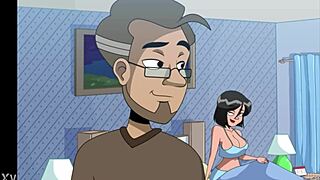 My stepmom caught me jerking off, sub esp