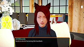 suggestive milf with big tits and ass in game