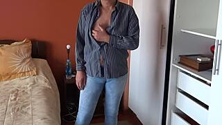 Hidden Cam Catches Stepmother Touching Herself  