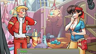 Let's play space rescue code pink the trade with valerie in anime style