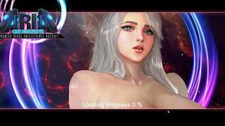 Aria genesis cures friend with cuckolding sex in hentai game episode 1