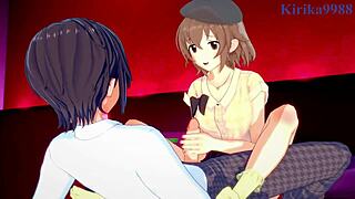 I enjoy Koume and Hinako's cute scene