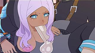 Hibana's Wild Ride in Fire Force Hentai.