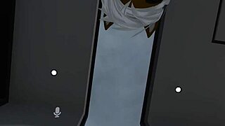 Two men engage in intense gay sex in a luxurious villa using VR technology.