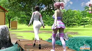 ep22 by clapping makes violet cum - helping the hotties