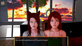 My new family episode 350 features a redhead teen with small tits.