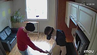 scoout007 catches skinny old bican fucking hard on the kitchen counter