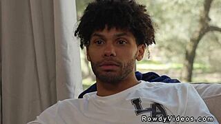 Black BBC Dominates White Roommate in Raw Anal Action