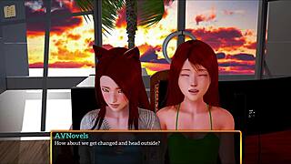 My new family episode 350 features a redhead teen with small tits.