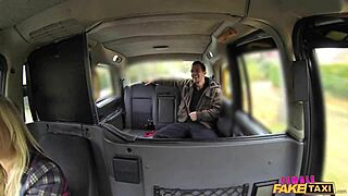 Dirty Milf Driver in Fake Taxi Gargles Cop's Cum After Oral Action