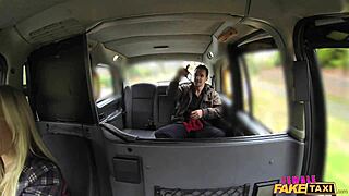 Dirty Milf Driver in Fake Taxi Gargles Cop's Cum After Oral Action