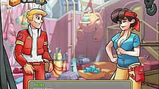 Let's play space rescue code pink the trade with valerie in anime style