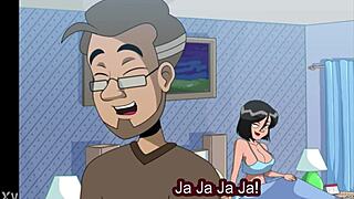 My stepmom caught me jerking off, sub esp