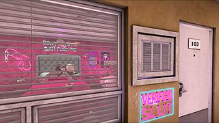 cute busty girl treats her favorite customer nicely