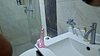 I’m Going Wild in the Bathroom Craving Hard Action Everywhere!