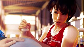 3d hentai athlete screwed by coach in tight clothes