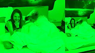 Birthday Surprise With Hot Kisses, Pussy Play, Blowjob, and Internal Cumshot