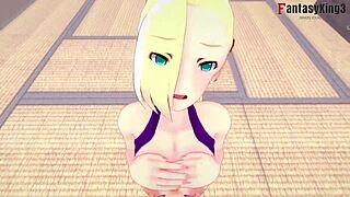 ino yamanaka gives naruto a wild titjob session