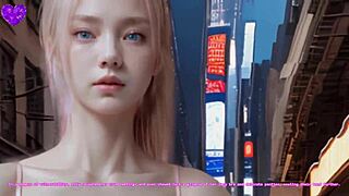 21yo Blonde Doll Body Girl Explores New York In Uncensored Hentai