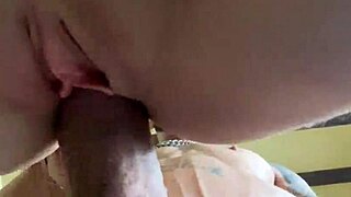 Hell Yeah! Brunette's Tattooed Ass Fingered Hard by Husband's Best Friend!