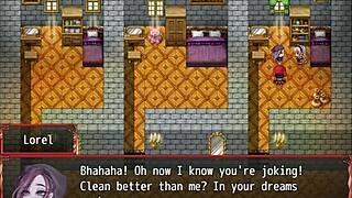 Harem in another world hentai game ep 18 magic bath peephole