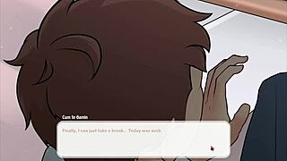 Tsundere Milf Gets Titjob From Monster Cock Under Desk In Hentai