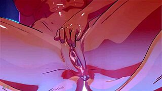 exciting cartoon adventure in public outdoor setting