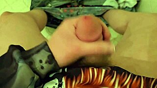 feeling intense pleasure as cum spreads everywhere