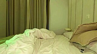 busty latina masturbating alone in hotel room 😏