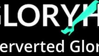 At the party, lesbians in gangbang with glory hole and huge dildo fucking in doggystyle