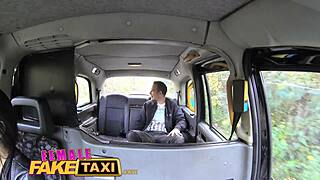 Fake taxi guy scores with hot brunette orally