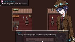 garota fofa pega algo estranho em caixa pública