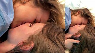 Birthday Surprise With Hot Kisses, Pussy Play, Blowjob, and Internal Cumshot