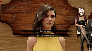 Ms Denvers in ep 55 rocks stockings and see-through bra for gamer vibe