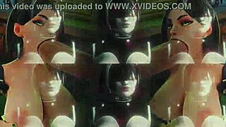 Unholy hmv pmv arckom unfolds in 3d cartoon anime