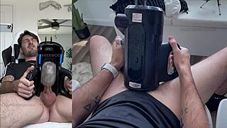 想看我测试我的新Xspacecup XT5自动撸管玩具吗？