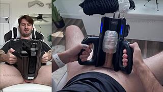 想看我测试我的新Xspacecup XT5自动撸管玩具吗？