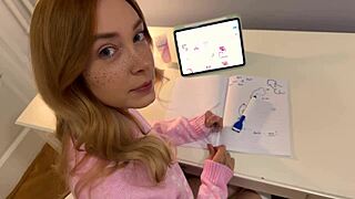 Stepbrother Reveals Penis for Homework Help